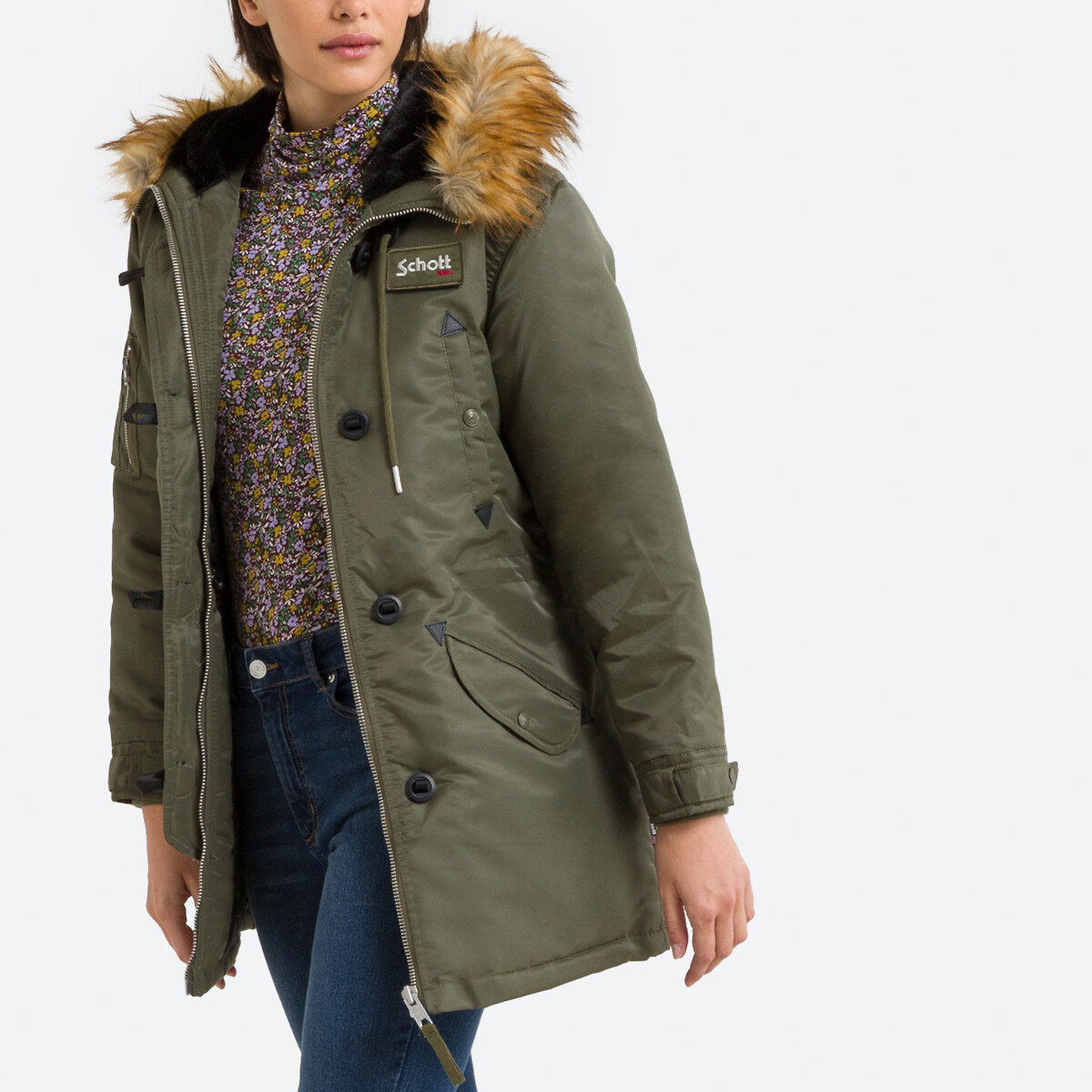 Brown XS WOMEN FASHION Coats Fur discount 87% Salsa Long coat 
