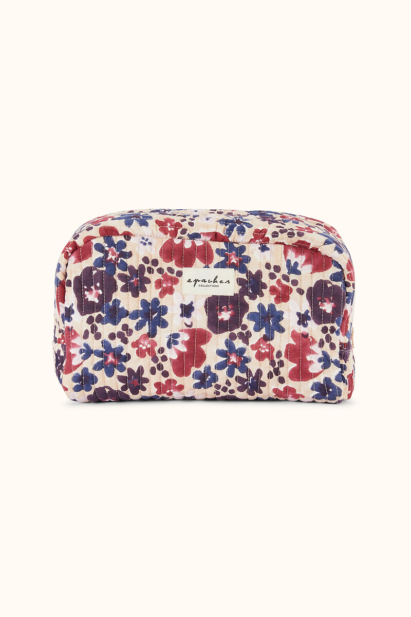 Grande trousse de toilette, imprimé floral, GAYANE, APACHES COLLECTIONS