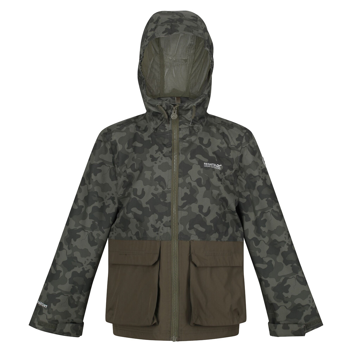 Hywell waterproof camo jacket , dark 