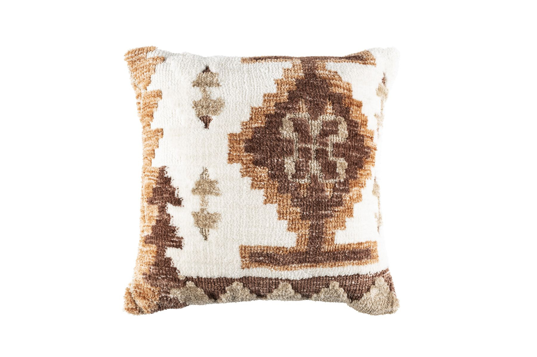 Coussin en tissu, MARON, BOITE A DESIGN