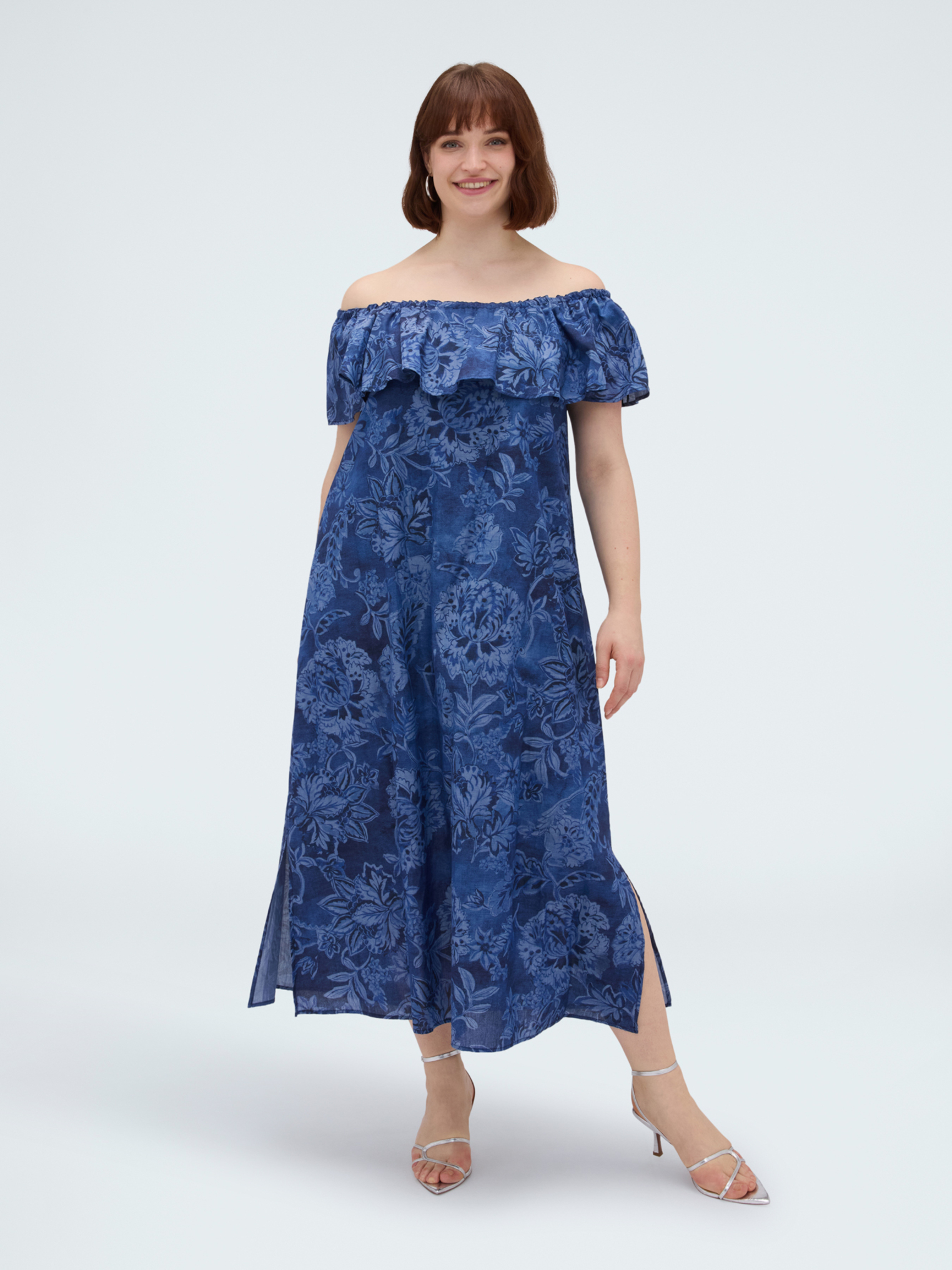 Robe longue épaules dénudées, FIORELLA RUBINO