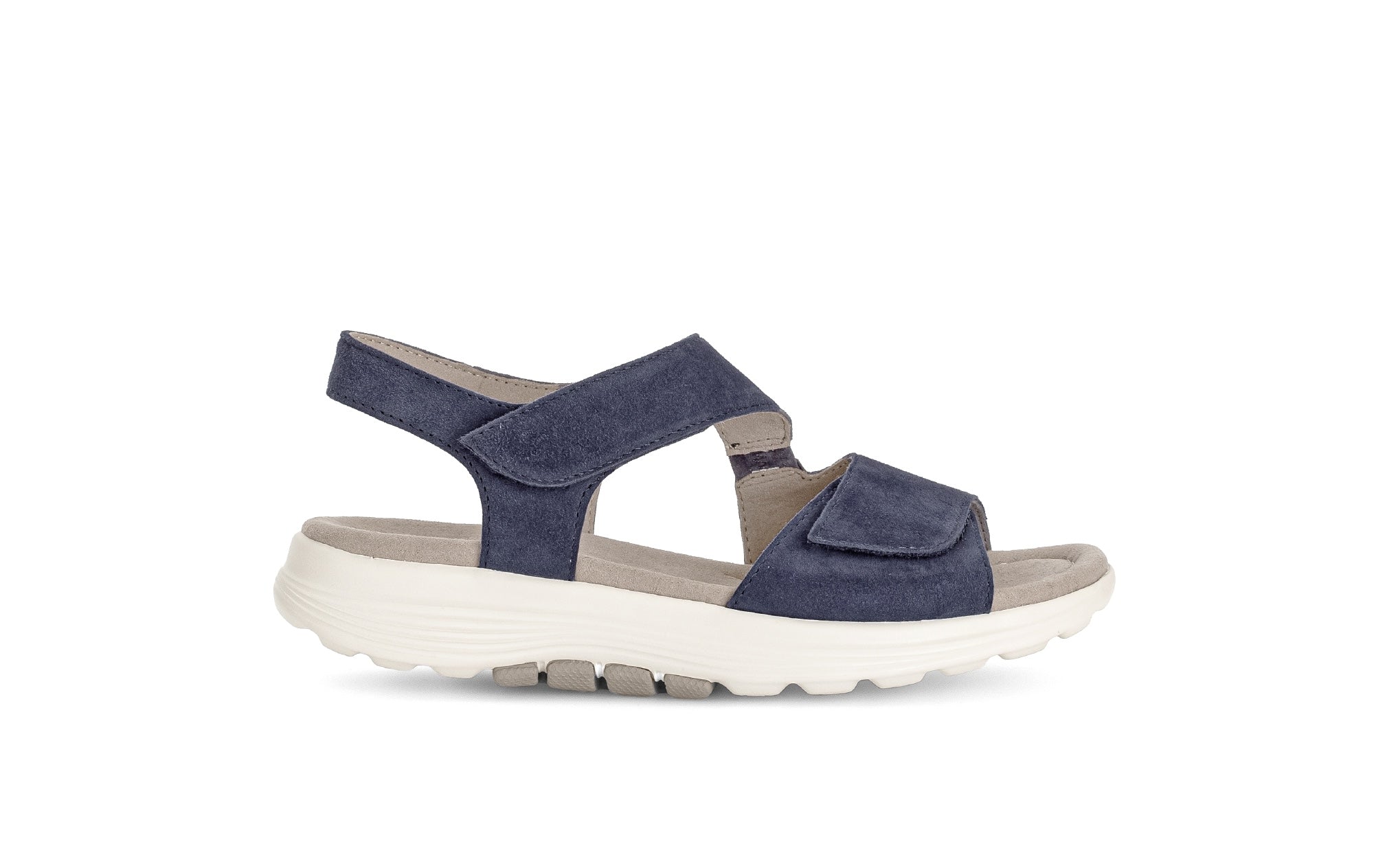 Sandales en cuir à talon compensé, GABOR