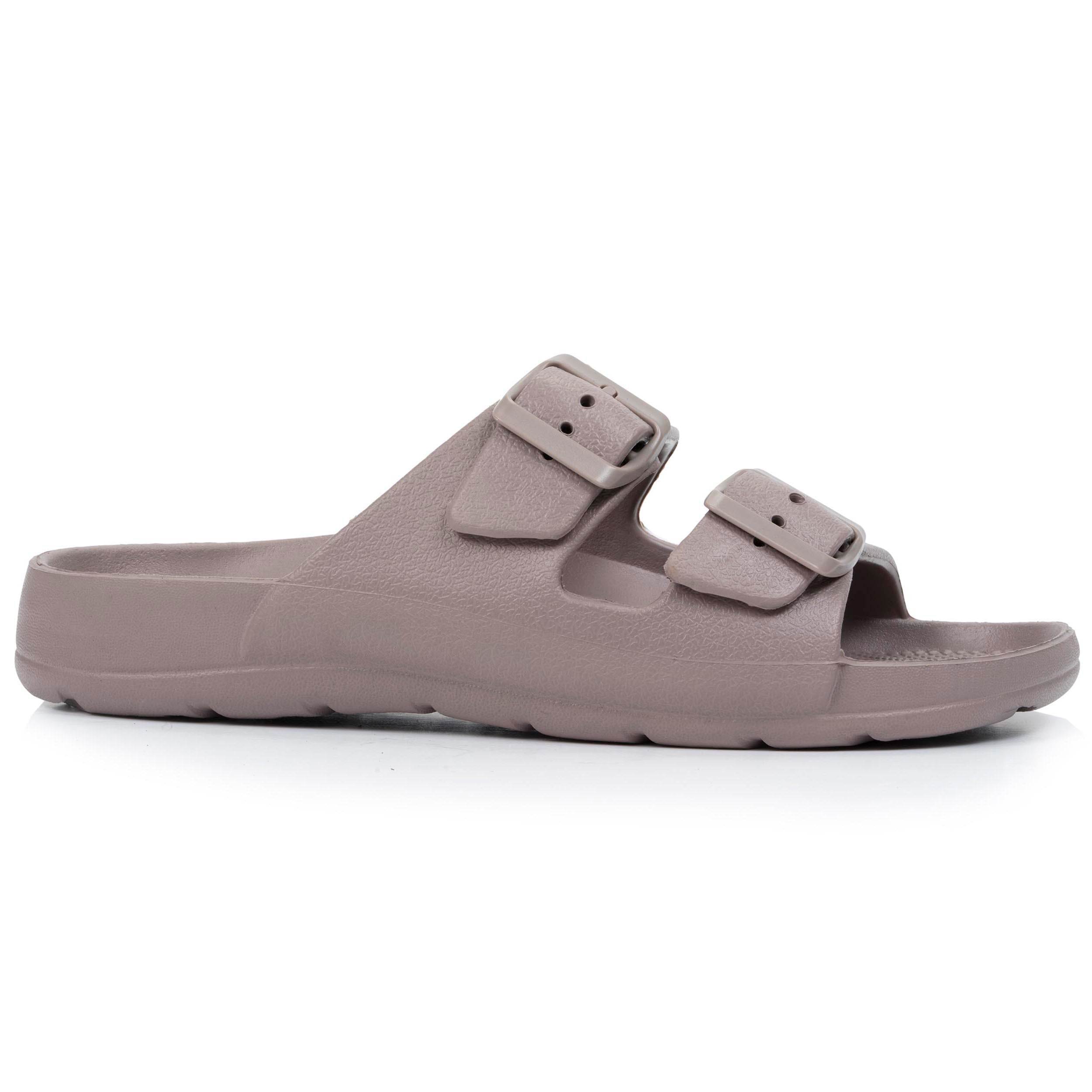 Mules claquettes semelle confortable et légère, sandale de plage, piscine, ISOTONER
