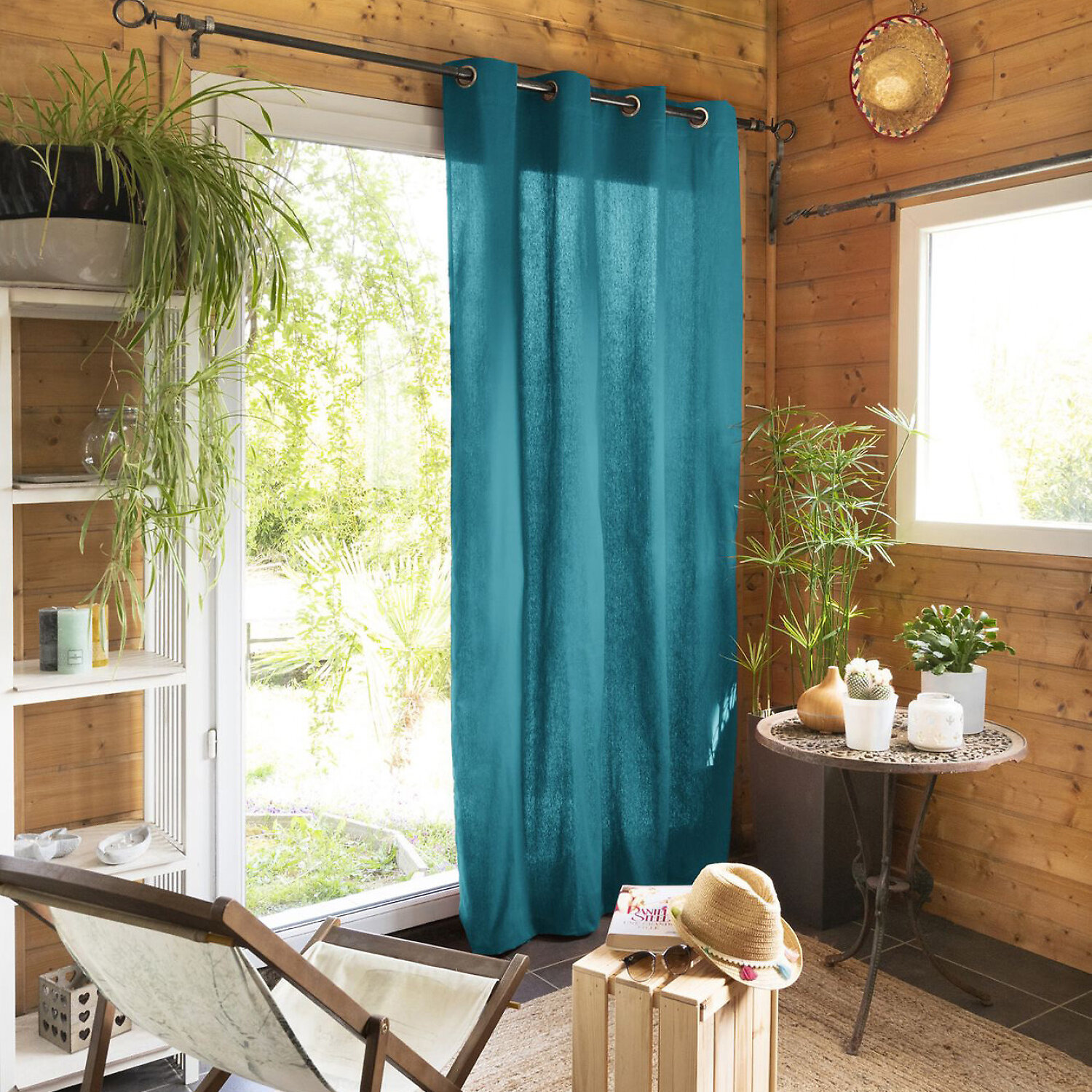 Rideau 100% coton uni, C DESIGN HOME TEXTILE