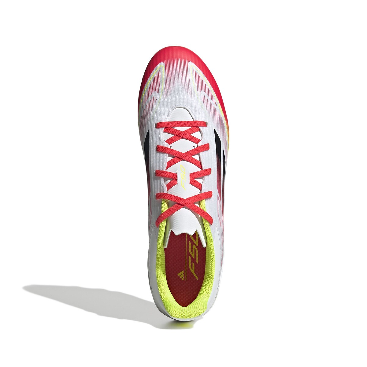adidas F50 Club FG/MG Cloud White Core Black Solar Yellow — foto 3