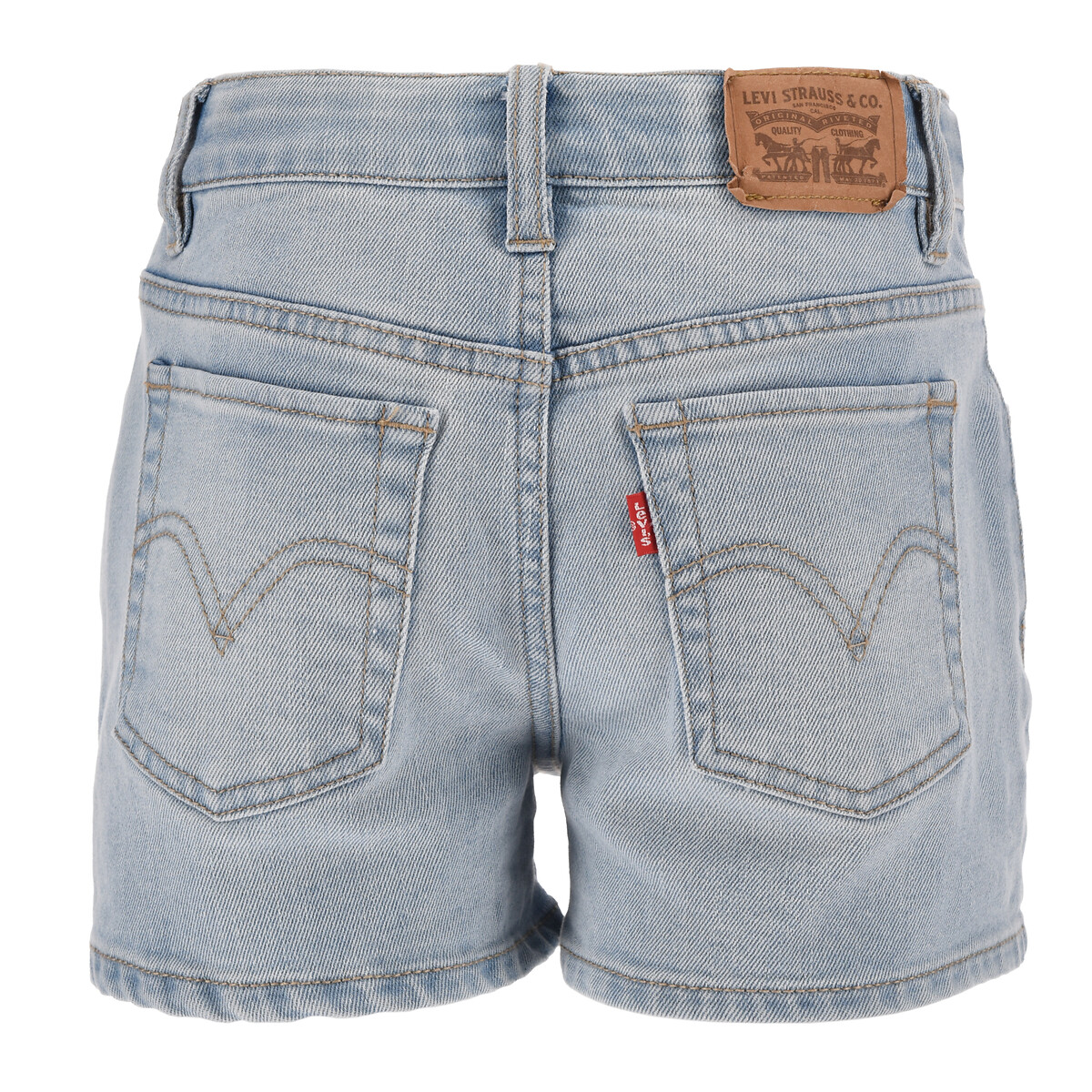 Light denim levi clearance shorts