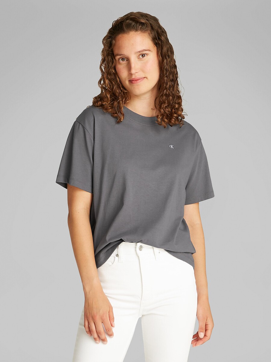 T-shirt à manches courtes coupe large, logo dans l, CALVIN KLEIN JEANS
