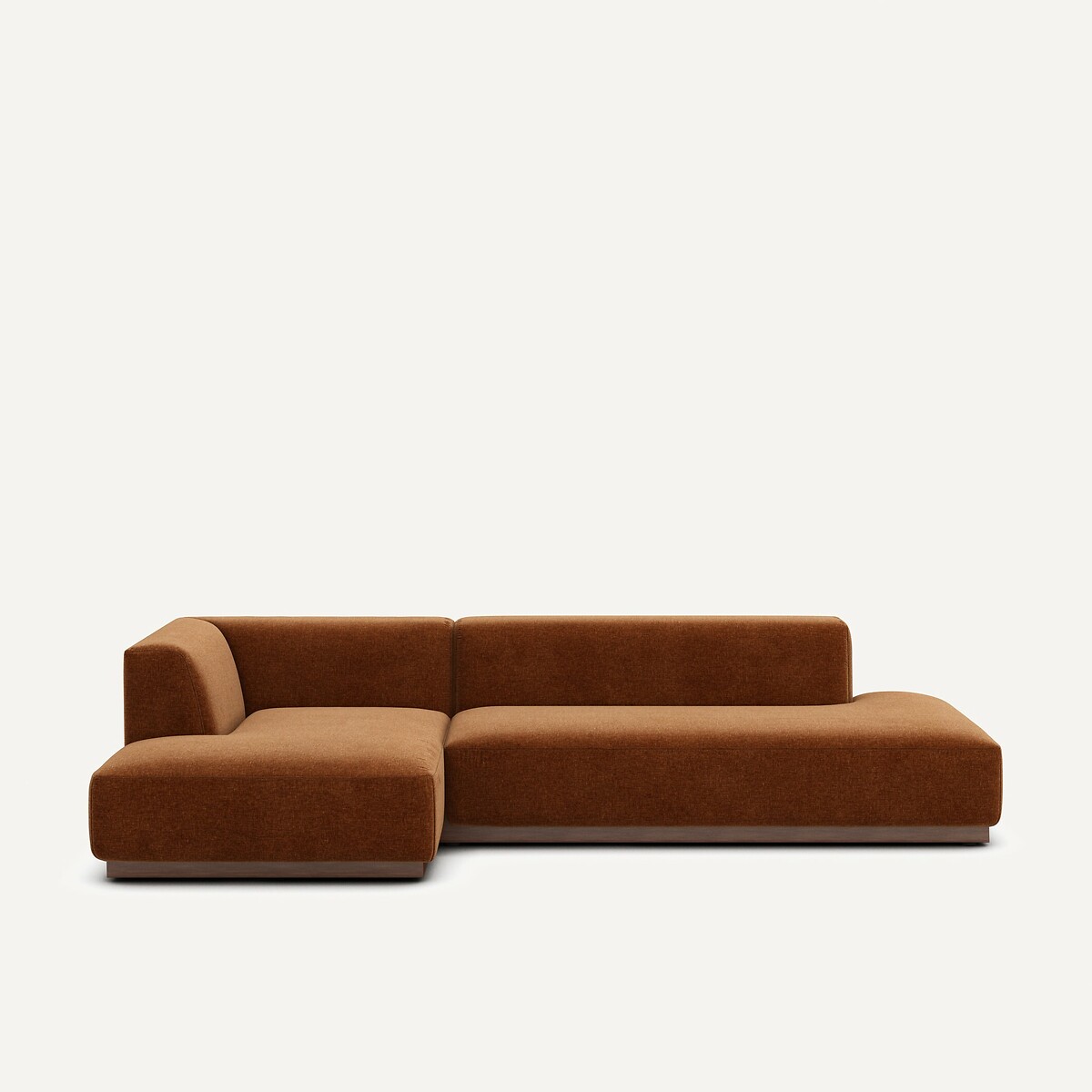 AM.PM Linker hoekbank XL chenille fluweel, Jacopo