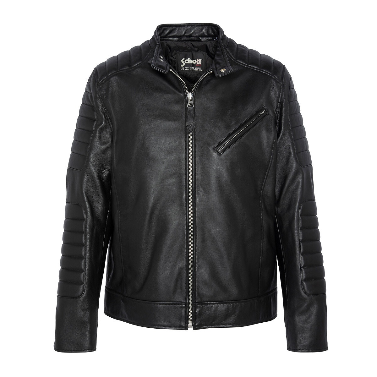 Veste discount schott cuir