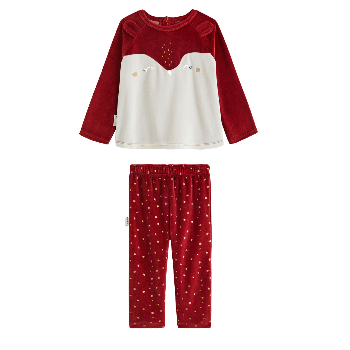 Pyjama enfant 2 pièces en velours Grace, PETIT BEGUIN