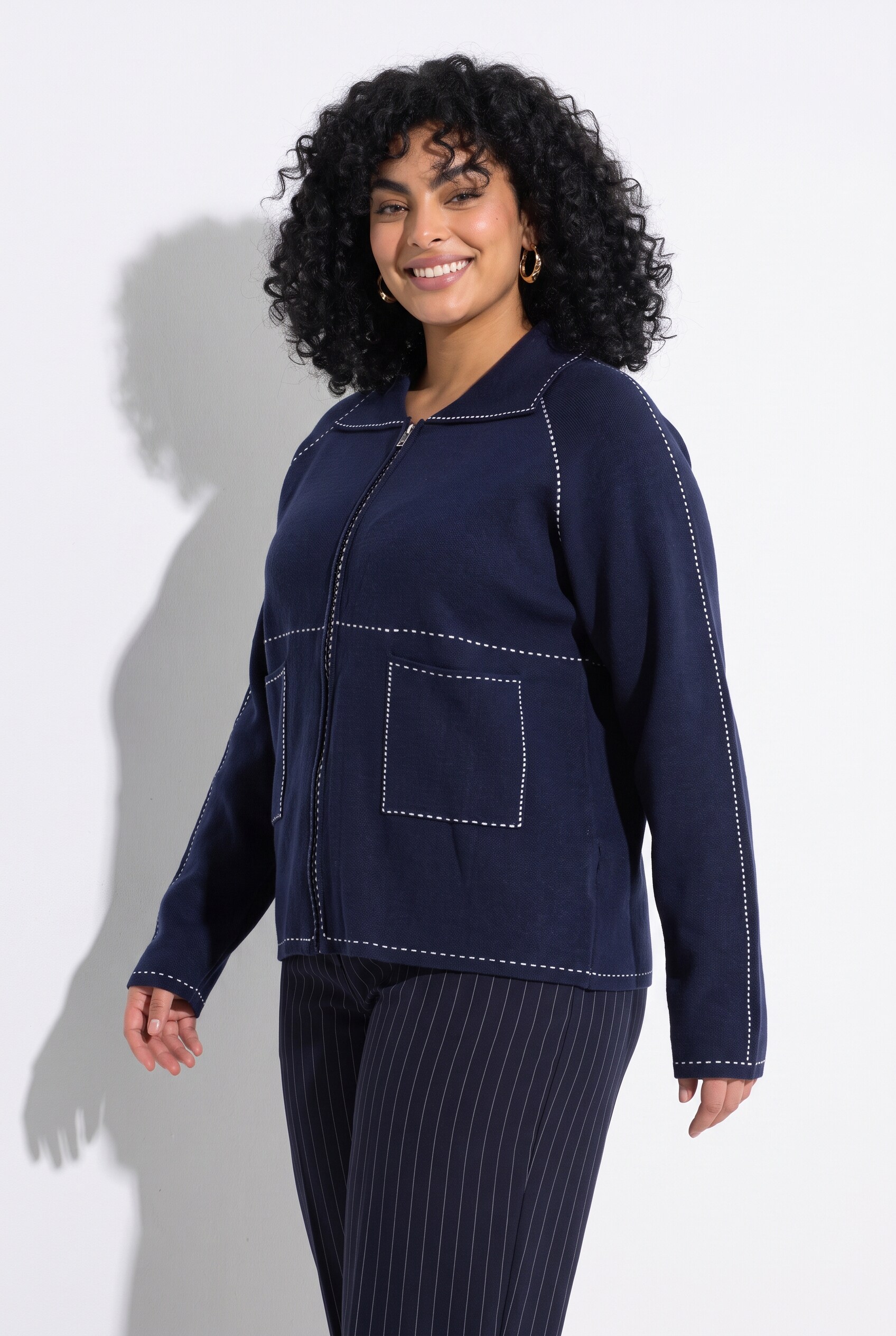 Cardigan col chemise, ULLA POPKEN