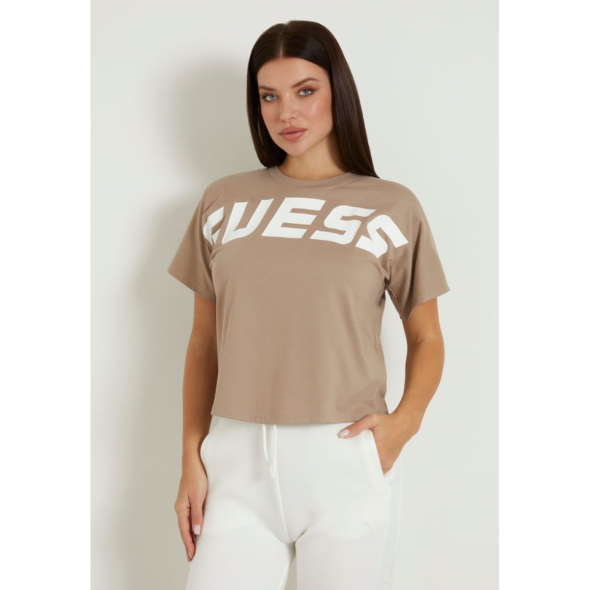 T shirt guess rayure femme hot sale