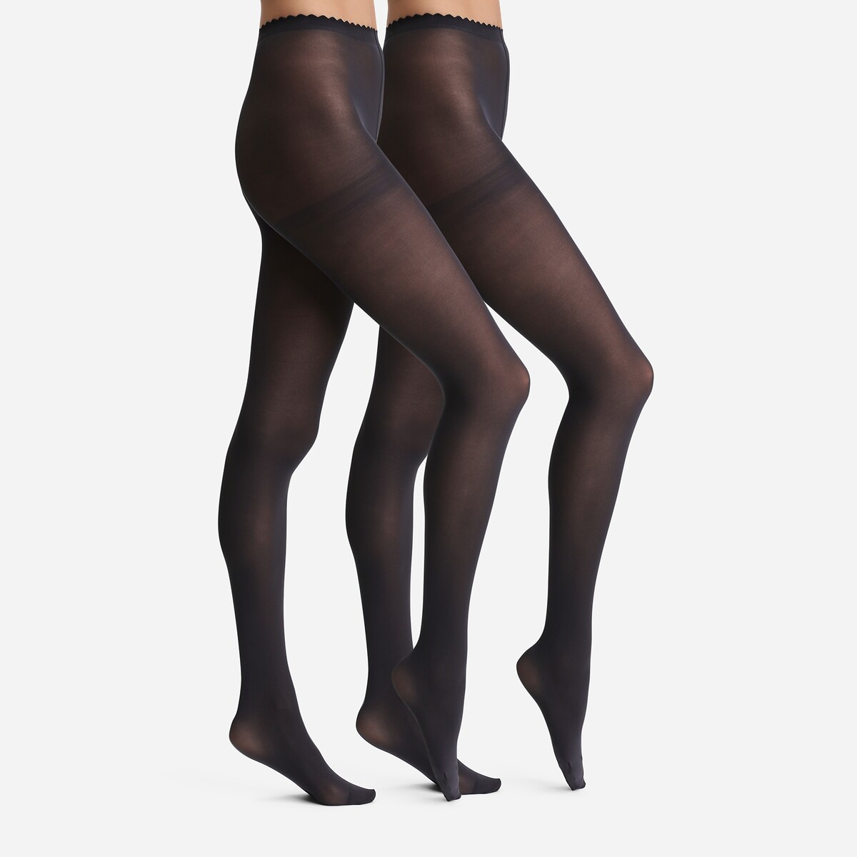 Pack of 2 Body Touch Opaque Tights, DIM