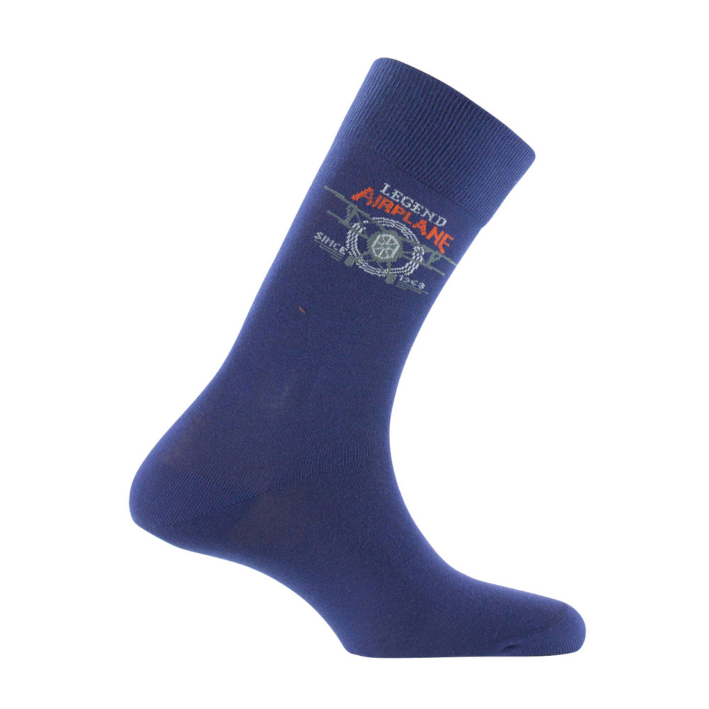 Mi-chaussettes en coton Aviateur MADE IN FRANCE, KINDY