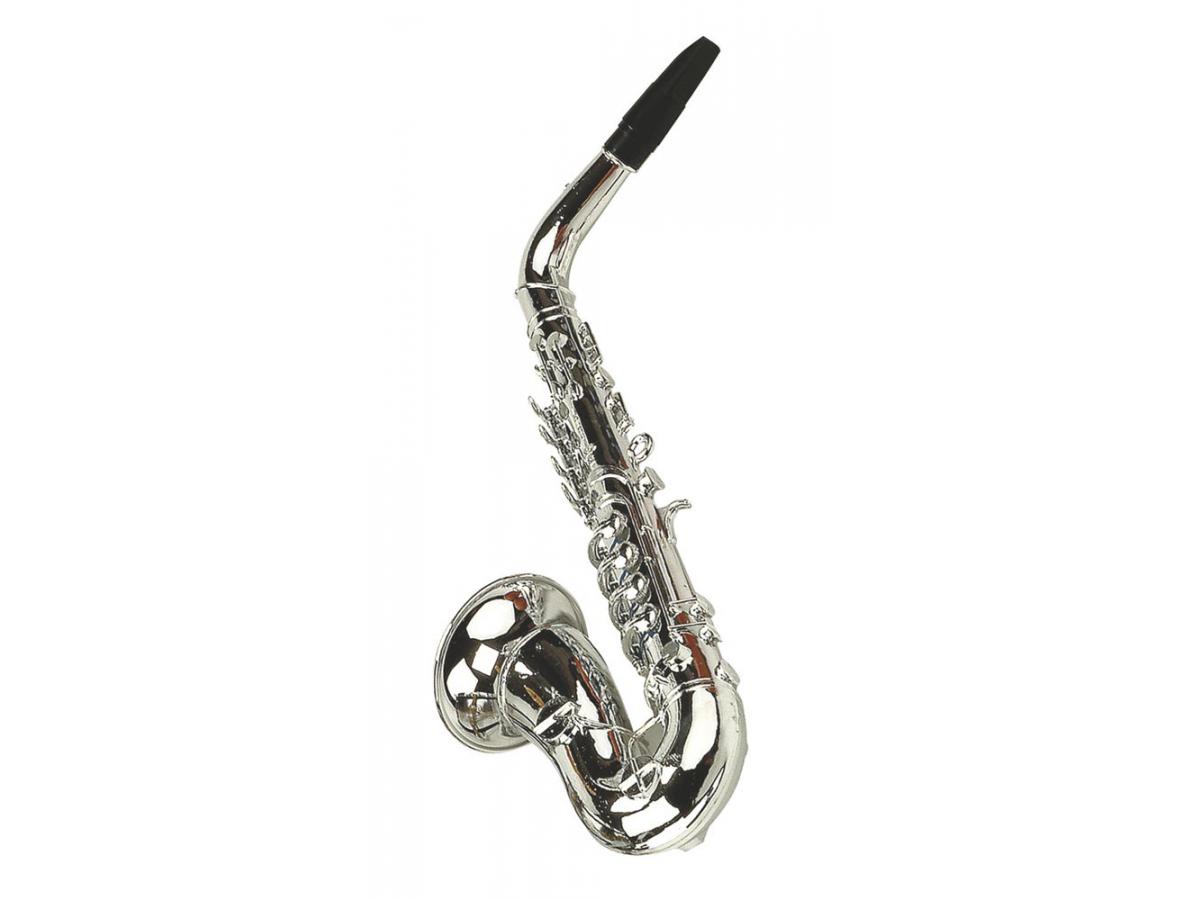 Bass Et Bass - Saxophone 8 Notes 37 Cm - Jouet Musical Pour Enfant - Plastique Métalisé Argent, BASS & BASS