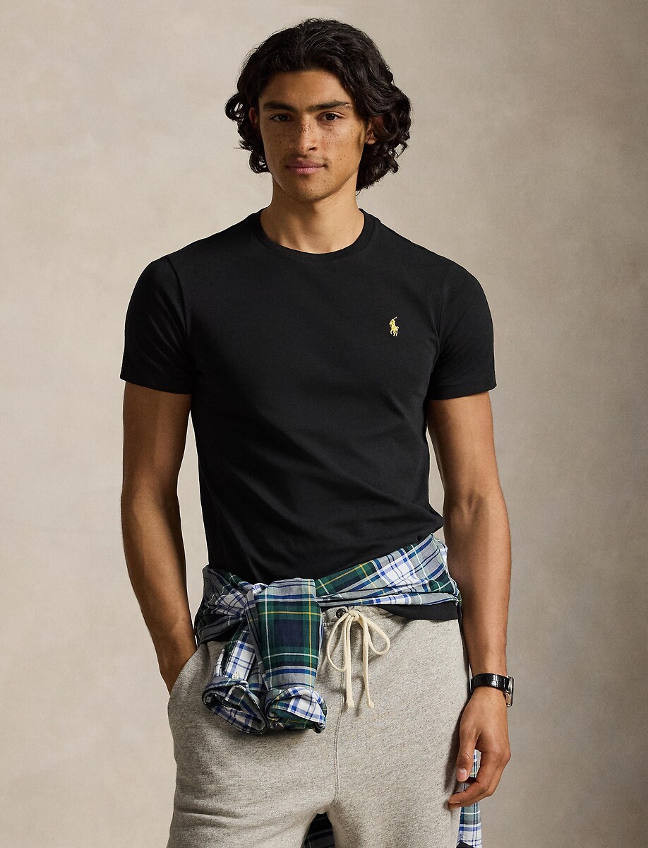 T-shirt manches courtes, CUSTOM SLIM FIT, POLO RALPH LAUREN