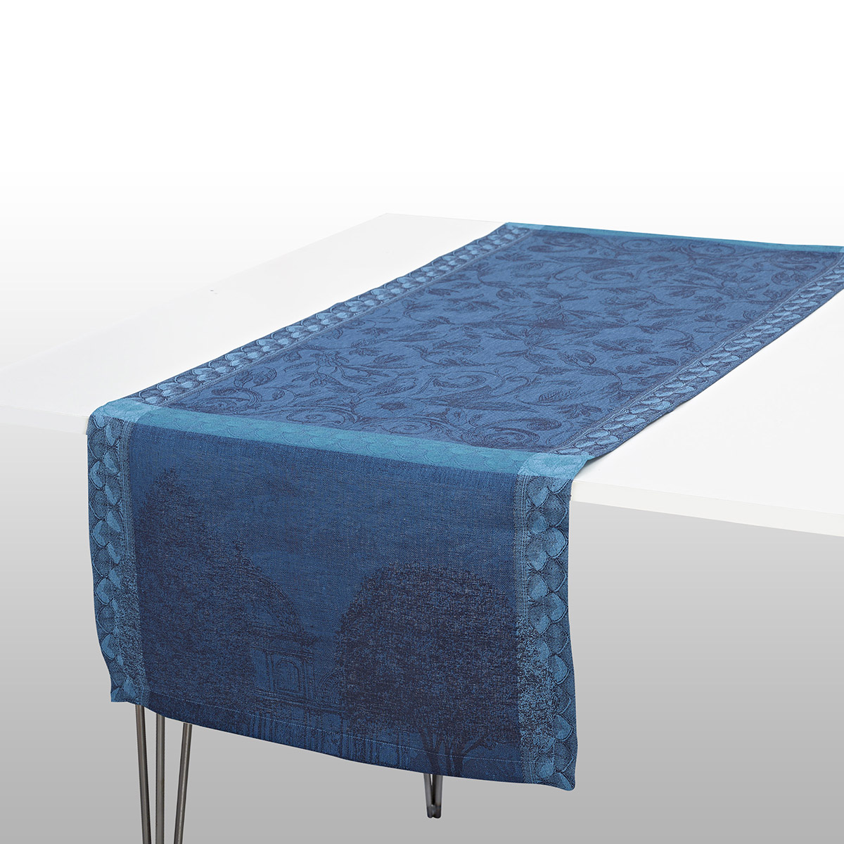 Chemin de table en Lin, SYMPHONIE BAROQUE, LE JACQUARD FRANCAIS