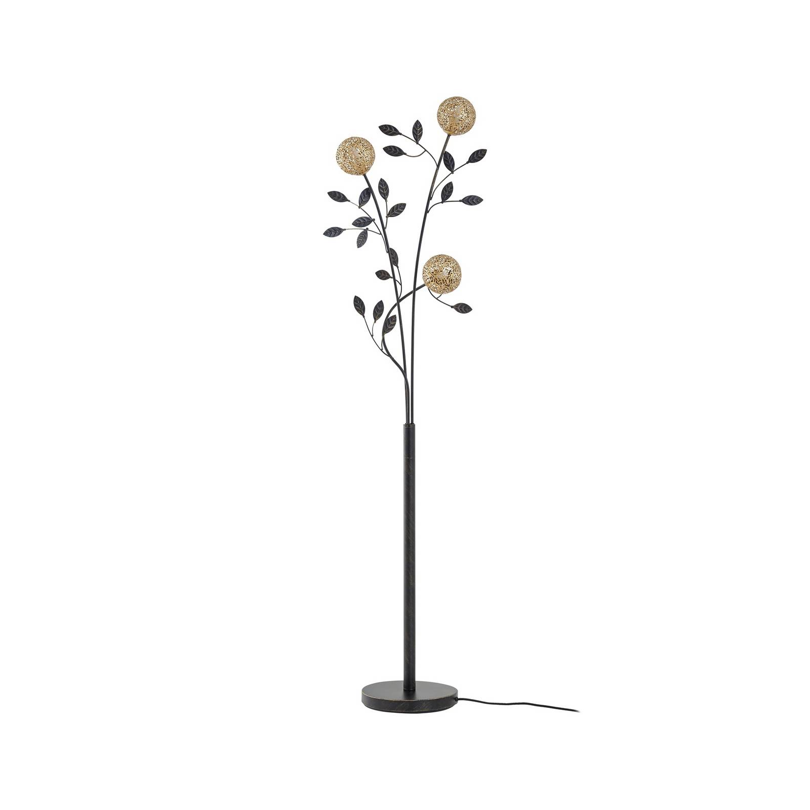 Lampadaire en métal florentin, Evory, LUCANDE