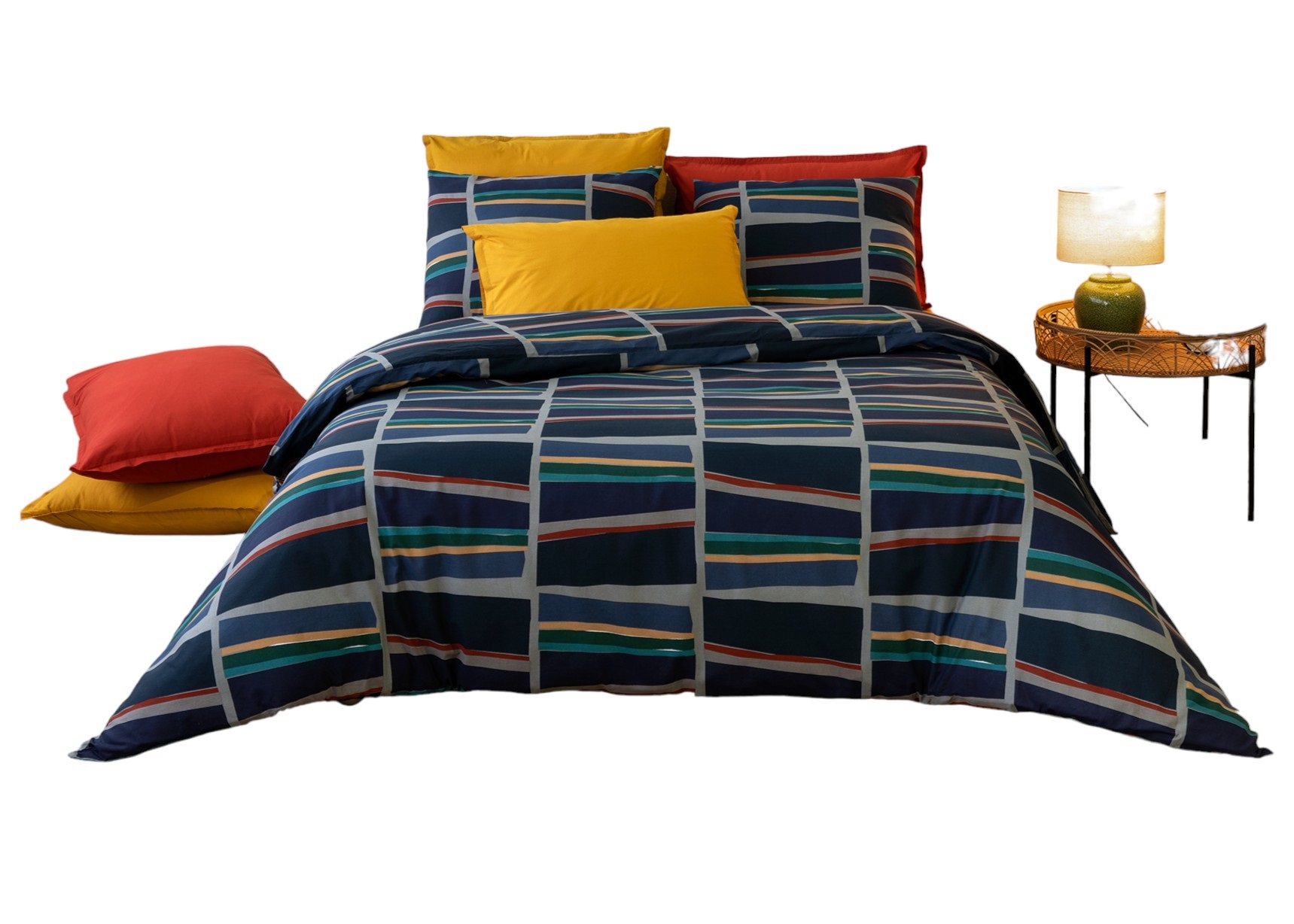 Housse de couette + taie Artille, EDEN