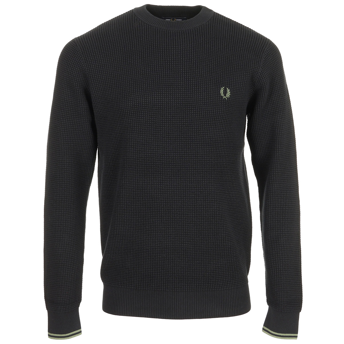 Pull WAFFLE STITCH JUMPER, FRED PERRY