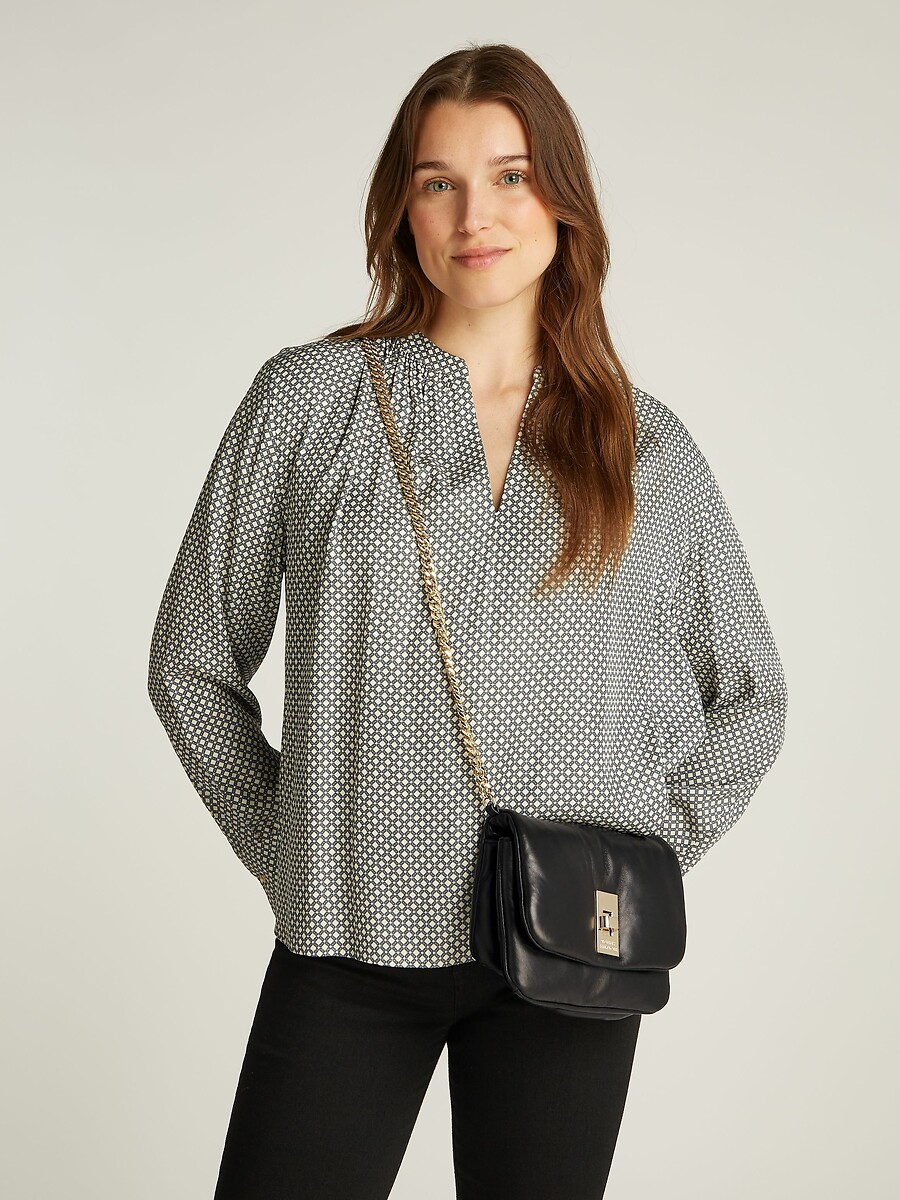Sac à main bandoulière chaine SOFT LEATHER CROSSOV, TOMMY HILFIGER