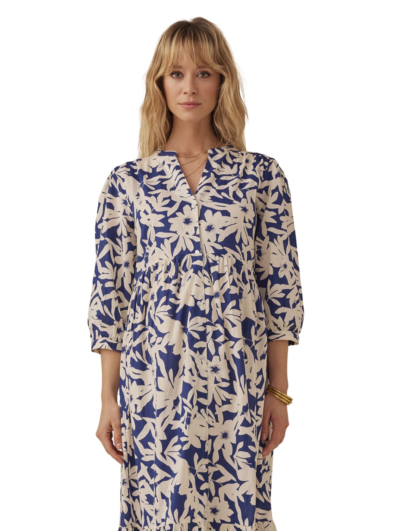 Robe longue grossesse esprit bohème boutonnée, ENVIE DE FRAISE