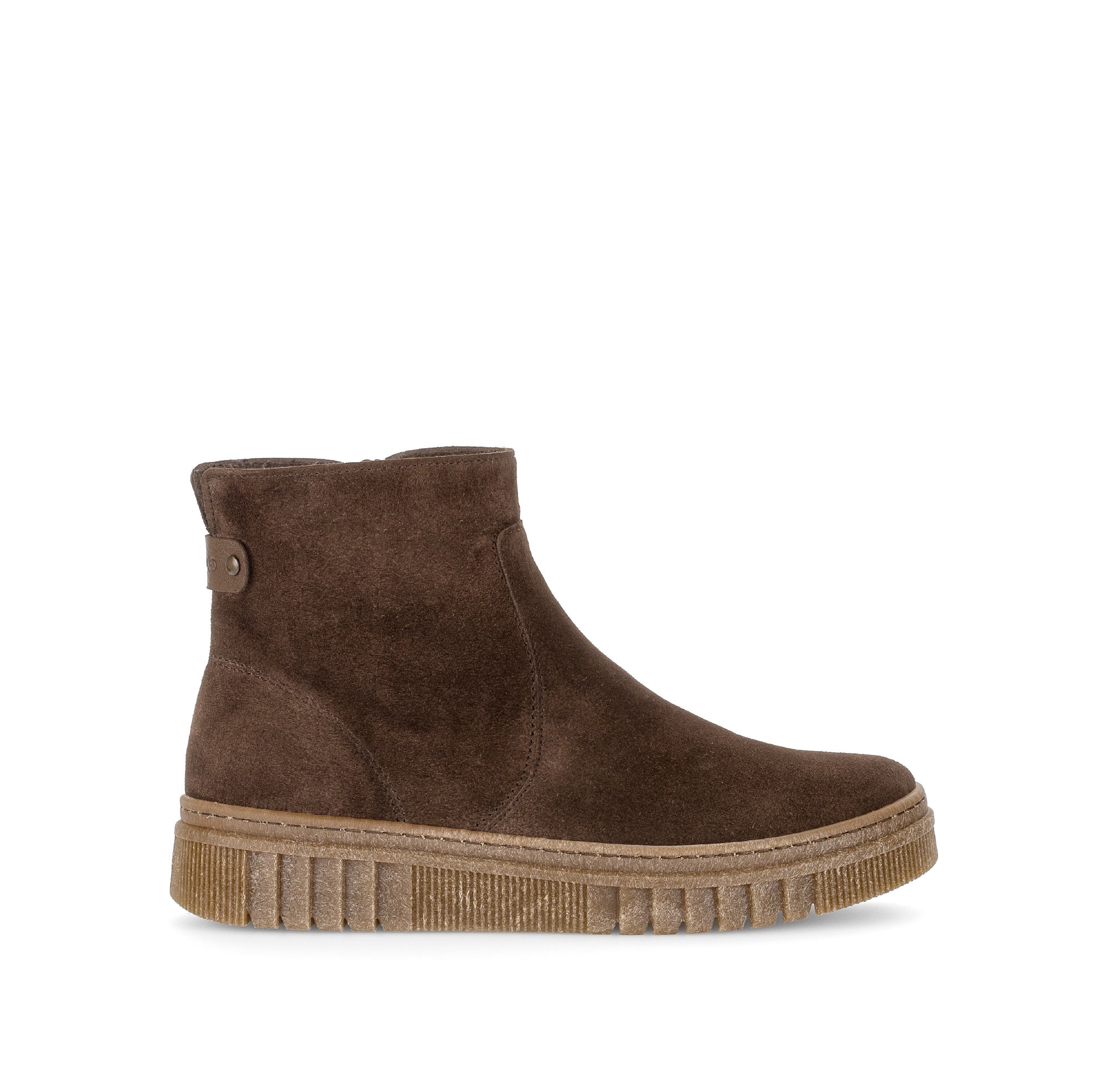 Bottines en cuir à talon compensé, GABOR