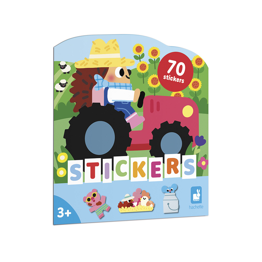 Cahier De Stickers Le Ferme Dès 18 Mois, JANOD