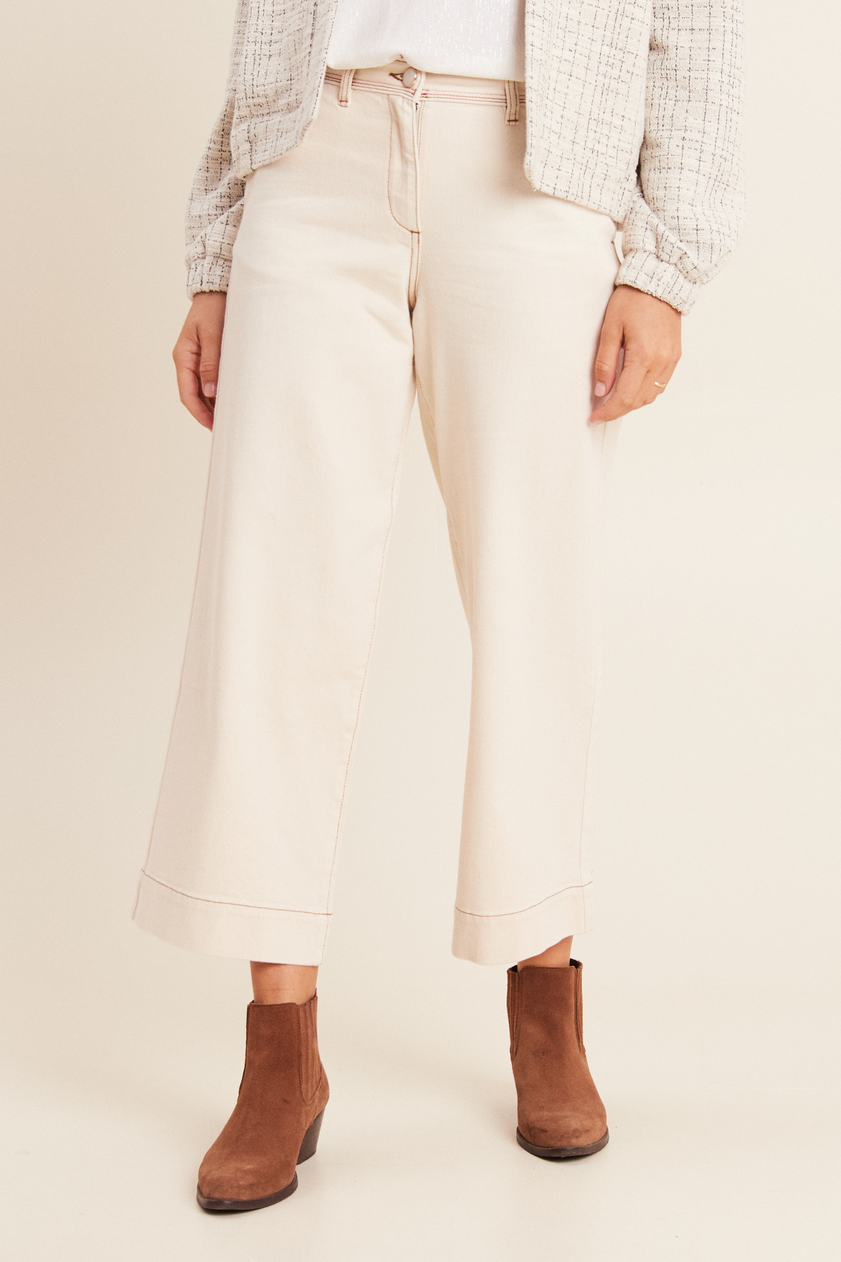 Jean large taille haute 7/8ème, BREAL