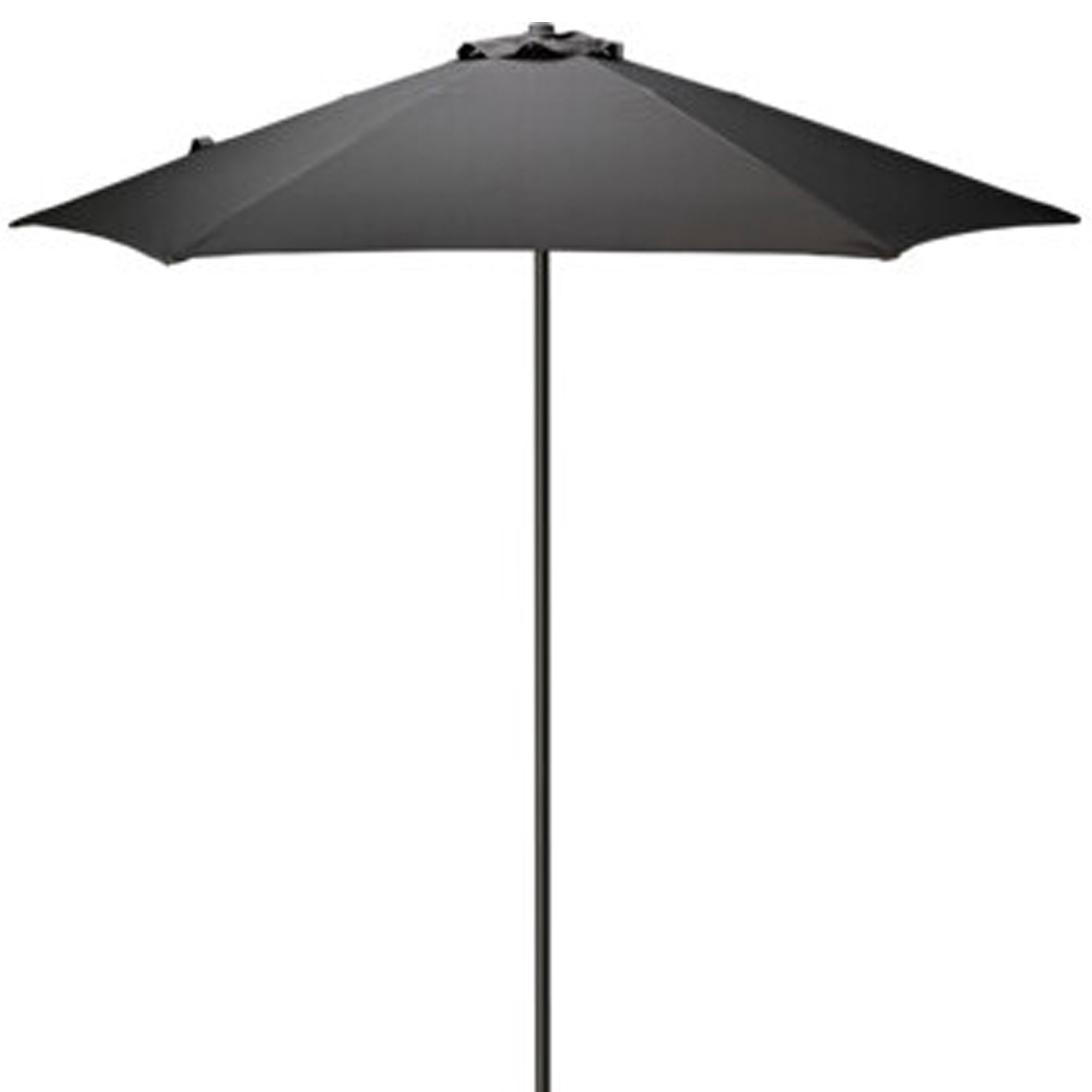 Parasol rond gris foncé diamètre 230cm, WADIGA