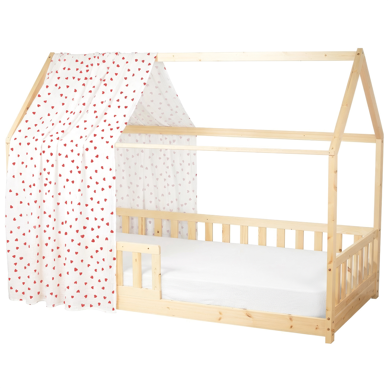 Ciel de lit cabane en coton Lovio 330 cm, SEVIRA KIDS