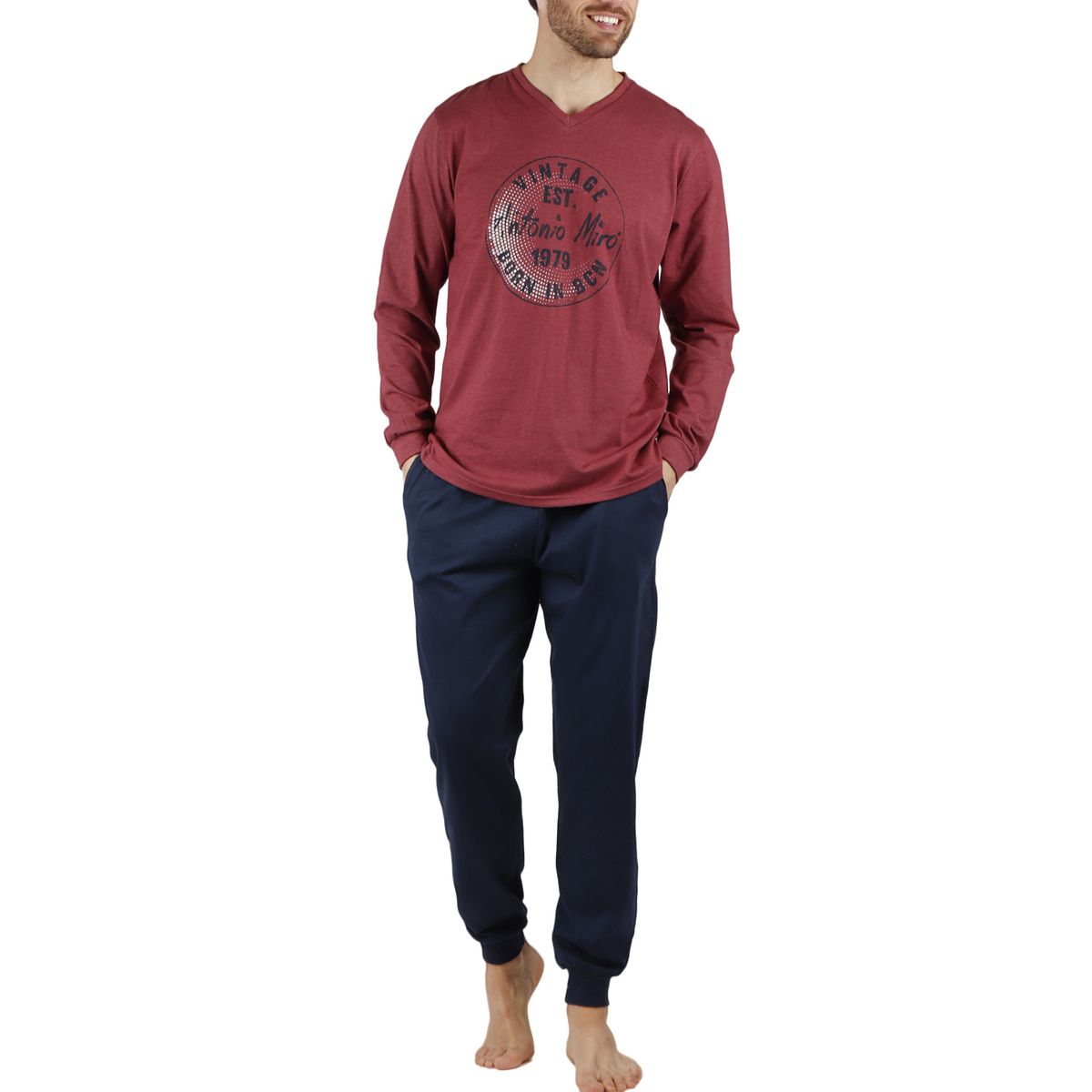 Haut De Pyjama HOM Rouge - Taille L Ou XL (FR5/6 Ou FR6/7), Neuf Avec étiquettes, Modal