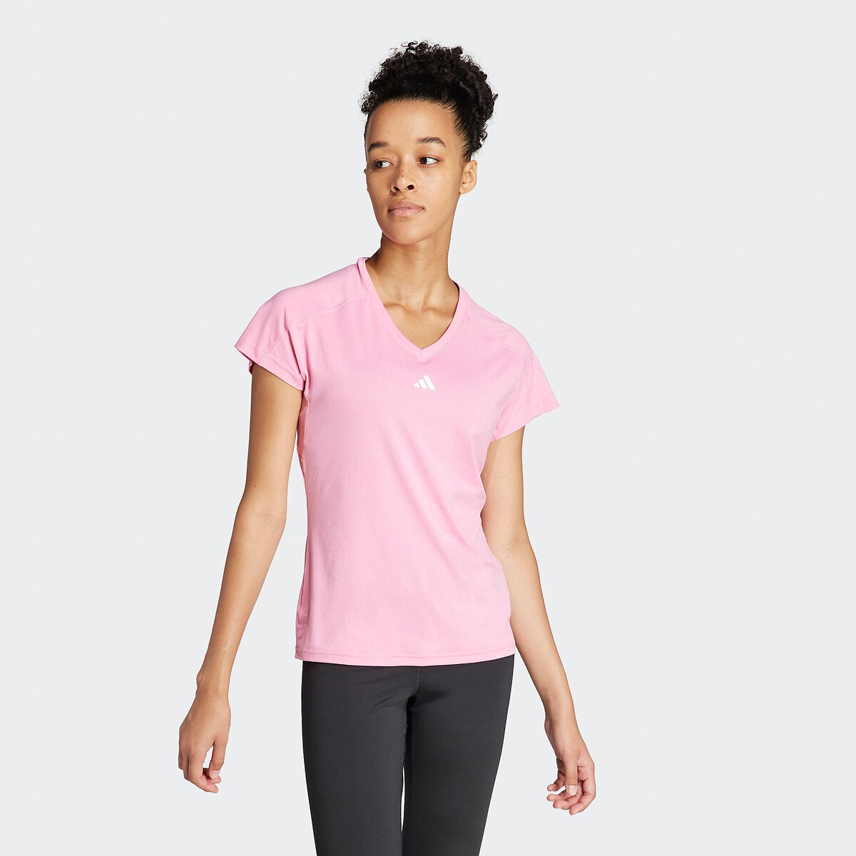 Tee shirt discount adidas femme rose