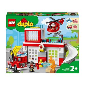 La caserne et l’hélicoptère des pompiers