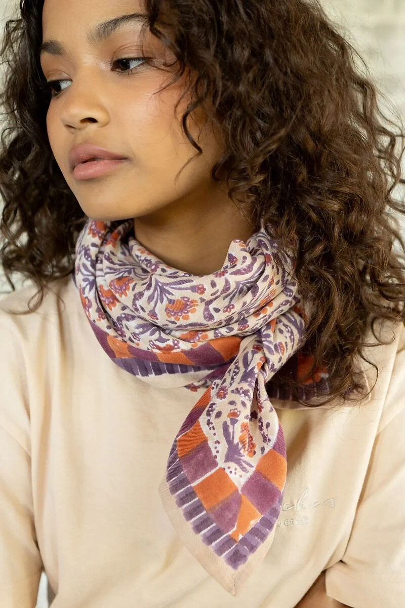 Pañuelo estampado grande, LATIKA CACTUS, APACHES COLLECTIONS