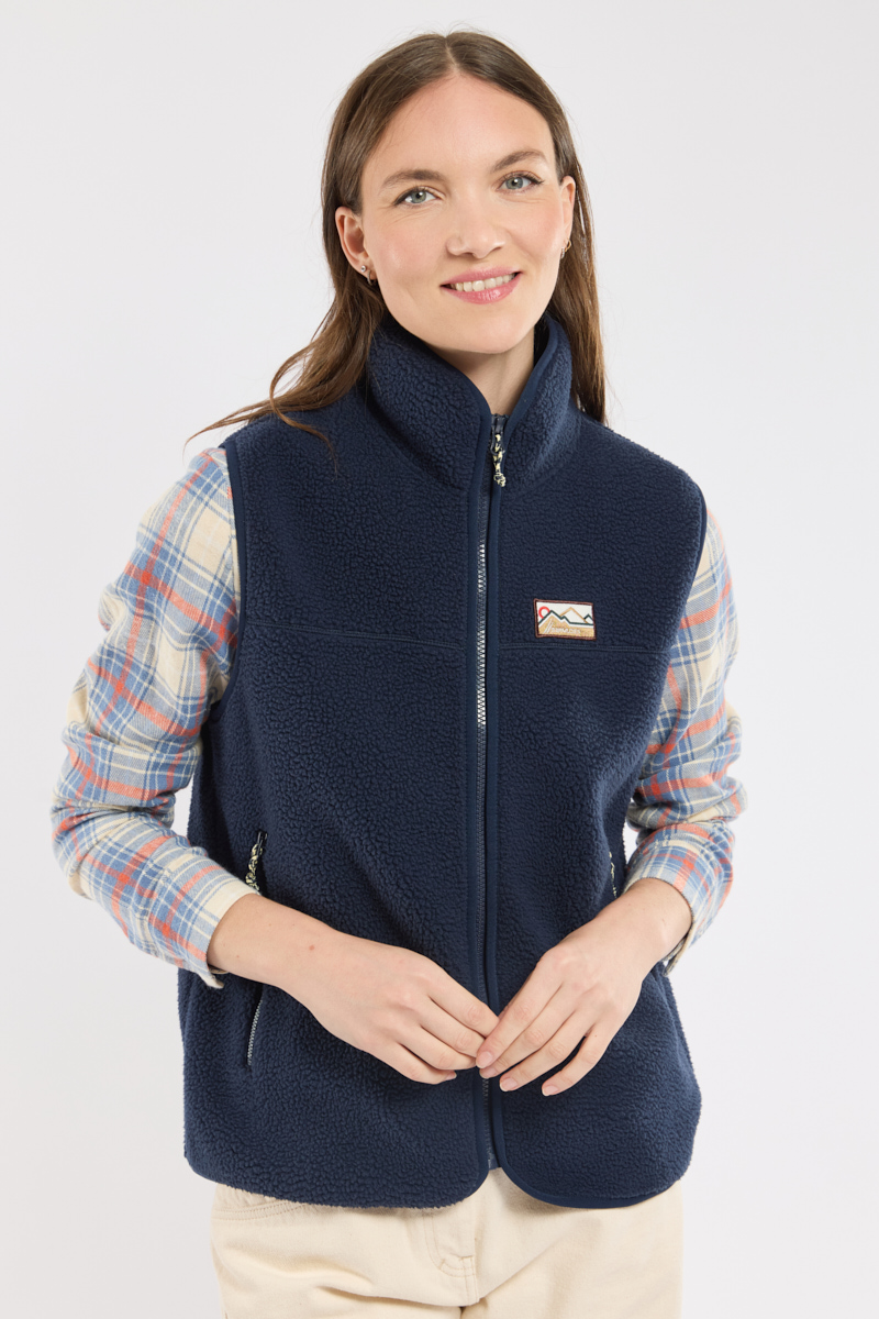 Veste polaire sans manche MICHA - polyester recyclé, BERMUDES