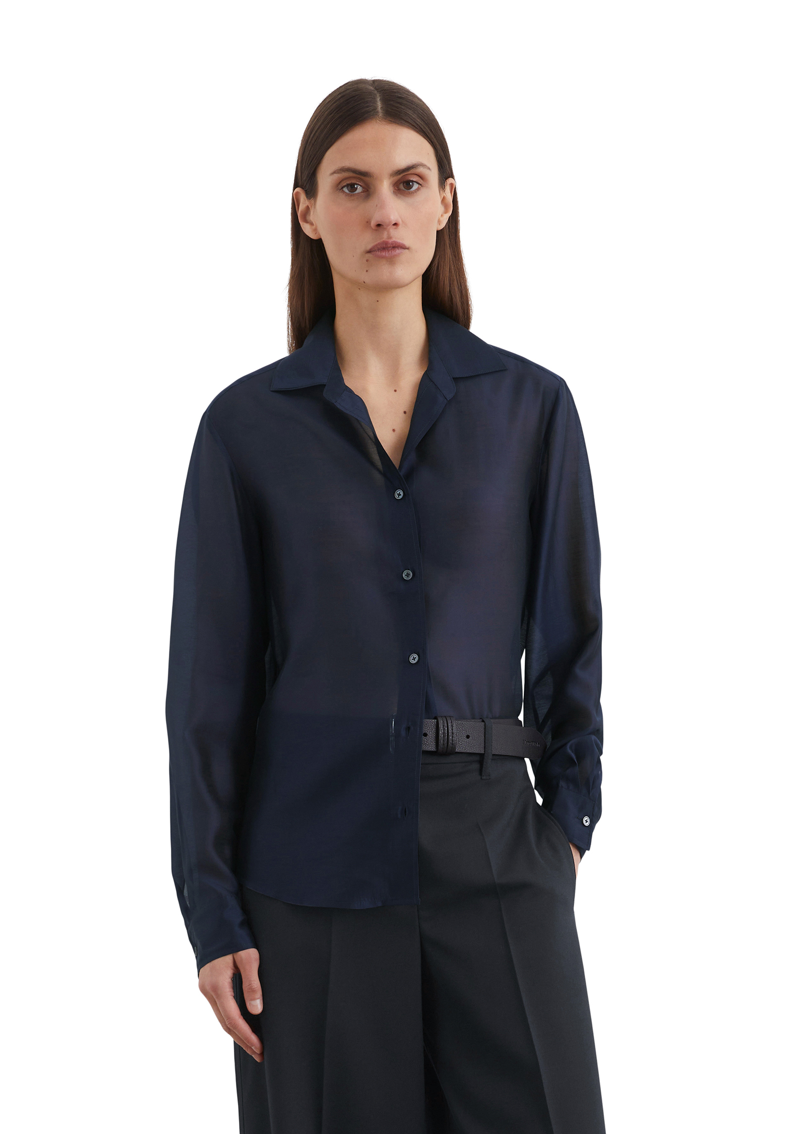 Blouse relaxed en mélange TENCEL™ Lyocell, MARC O'POLO