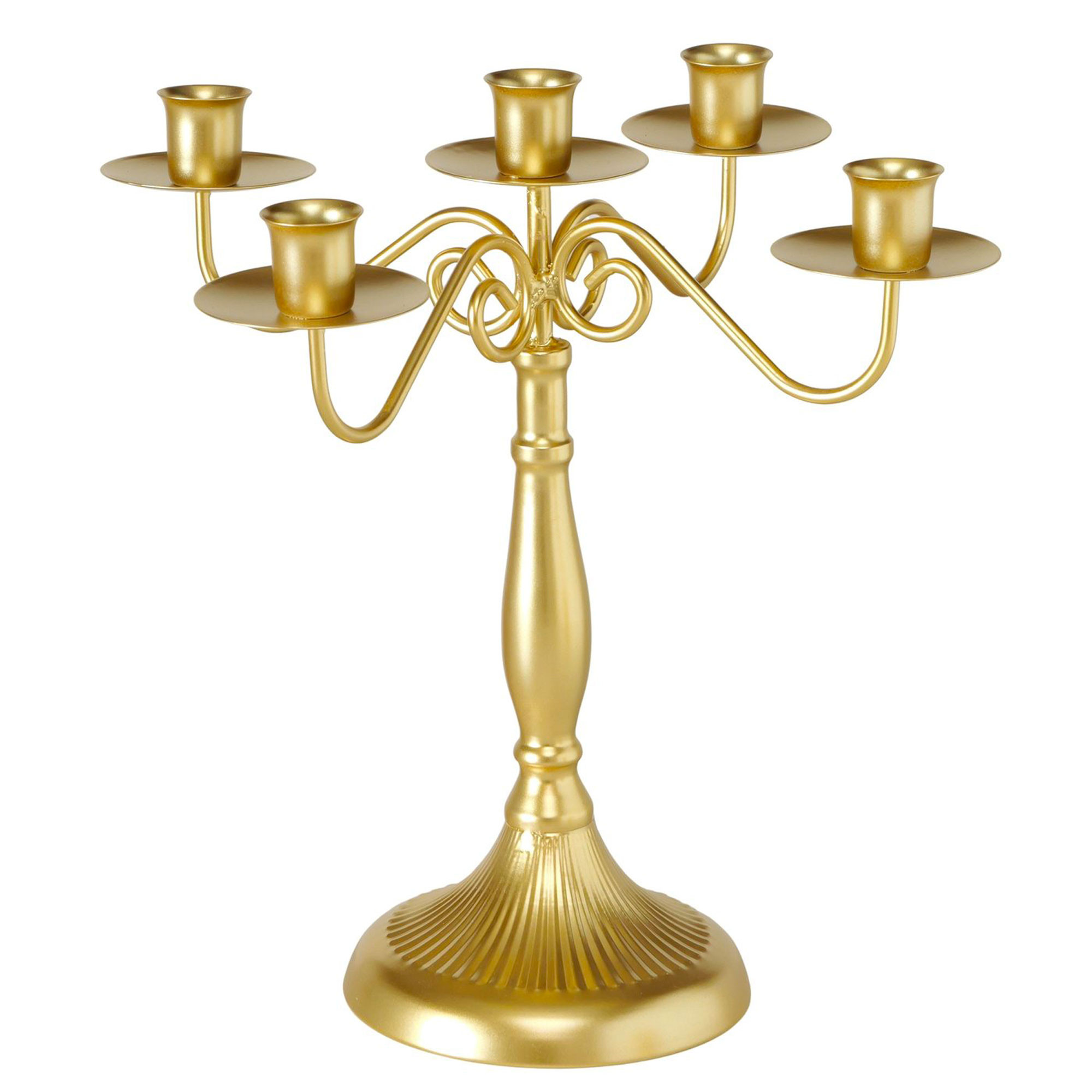 Chandelier doré à 5 branches 30.5x31x30cm, WADIGA