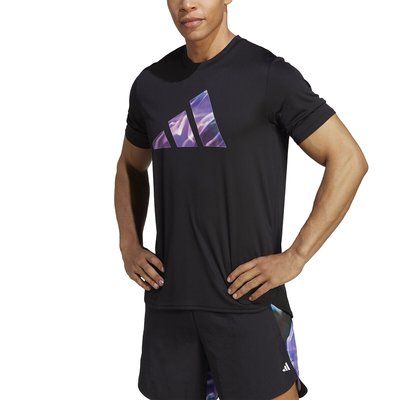 Recycled Gym T-Shirt with Logo Print adidas Performance