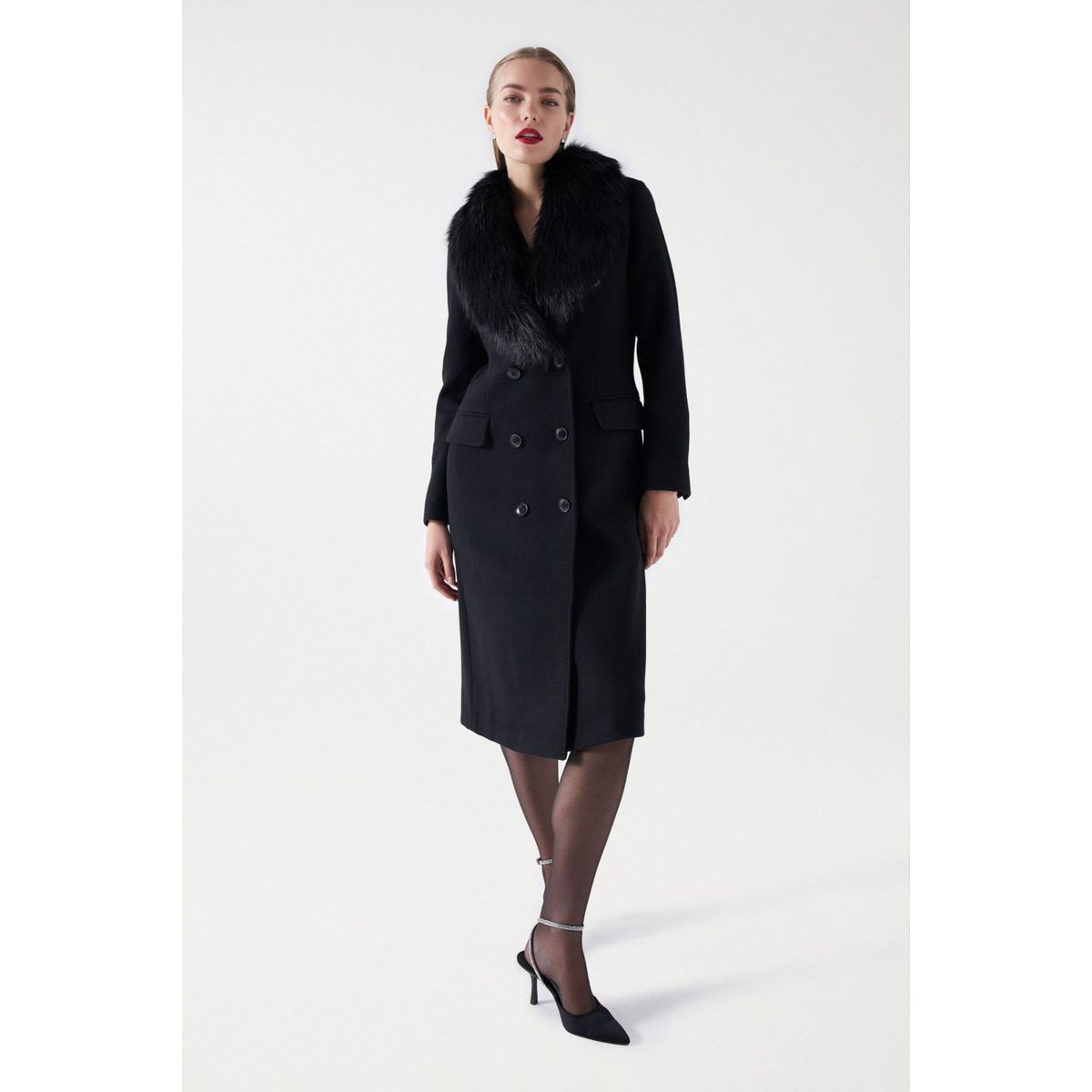 Manteau salsa noir hot sale