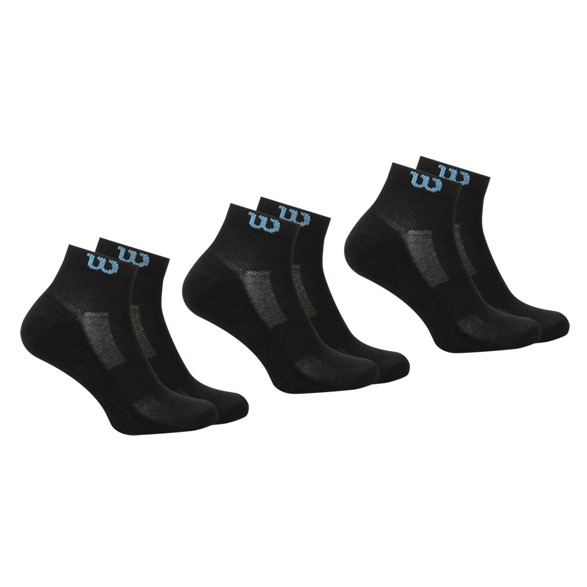 Chaussettes basses, lot de 3 paires, essentiel, WILSON