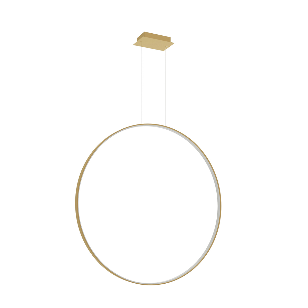 Suspension Aluminium Doré LED 1 Rio, EDEN