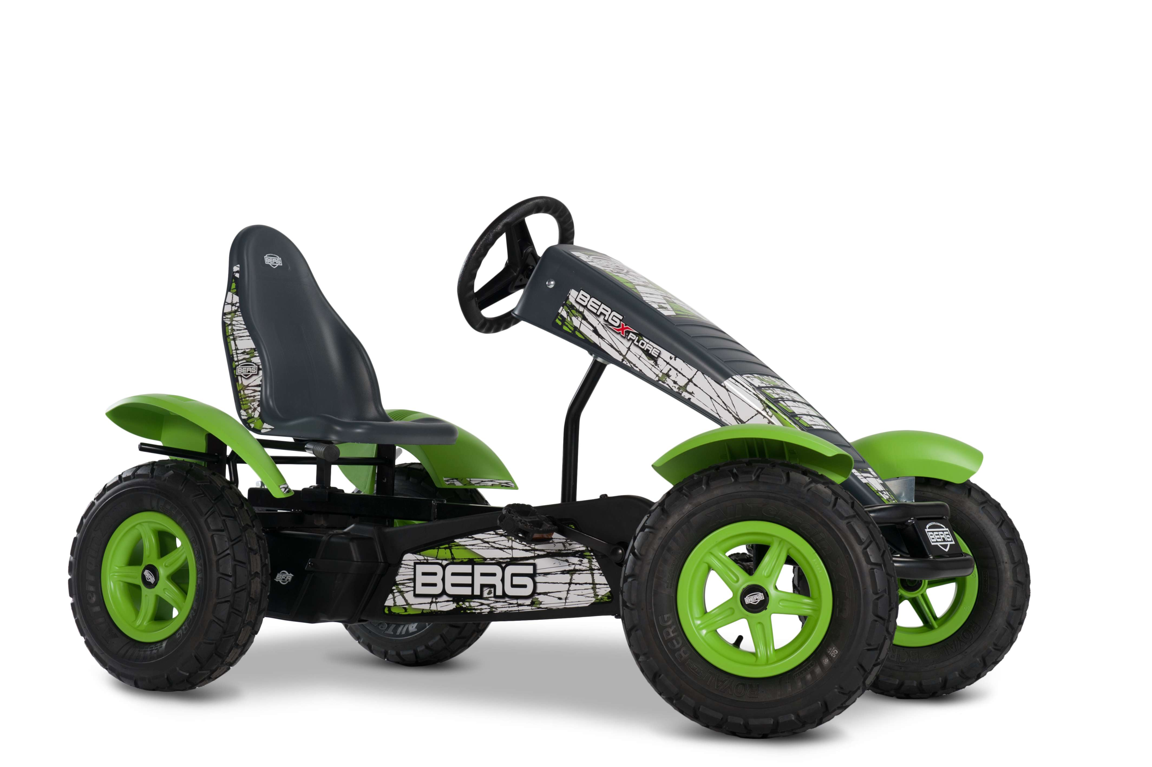 Kart à Pédales pour Enfants, 5+ Ans, XL X-Plore BFR-3, BERG TOYS