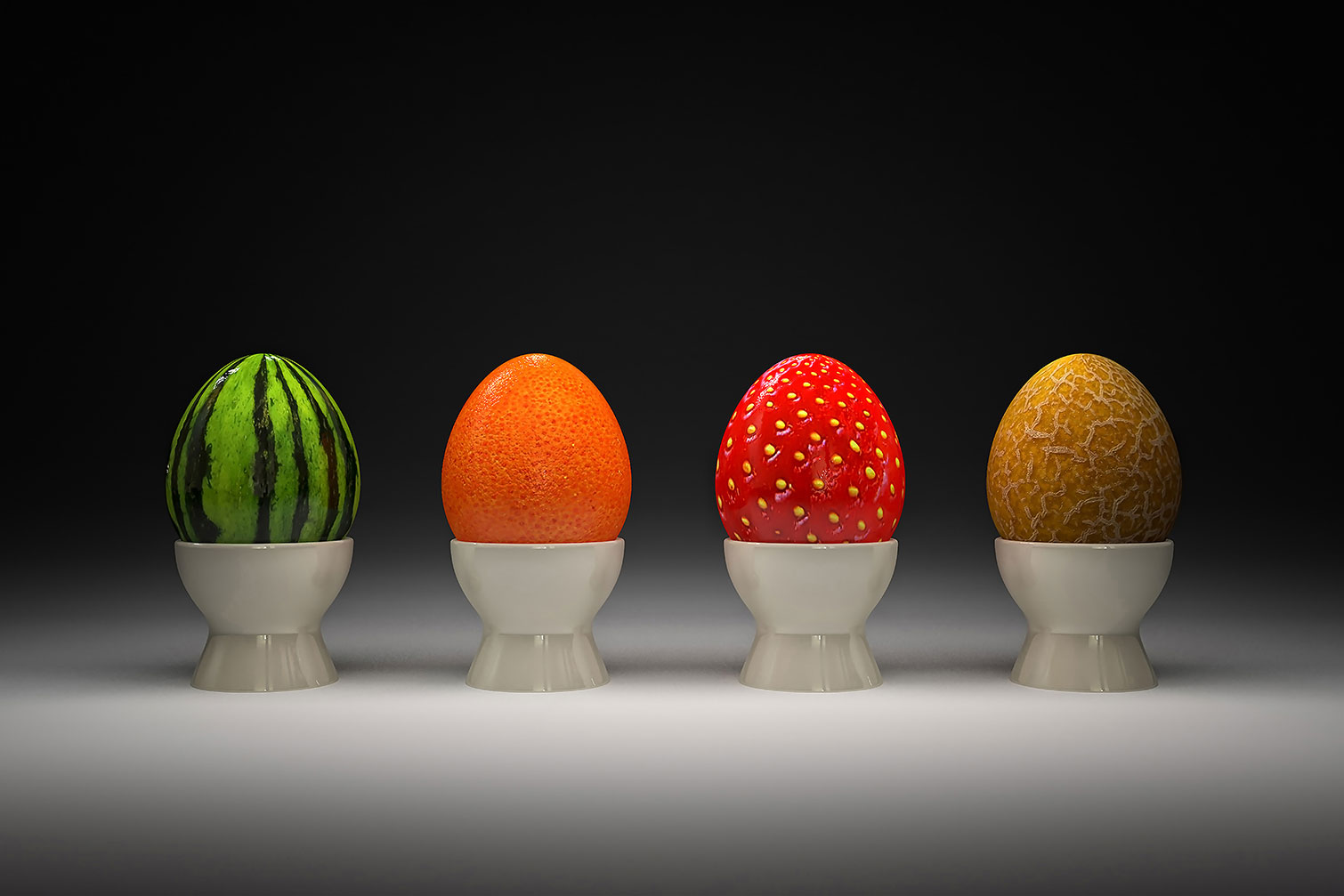 Tableau les quatre fruits, HEXOA