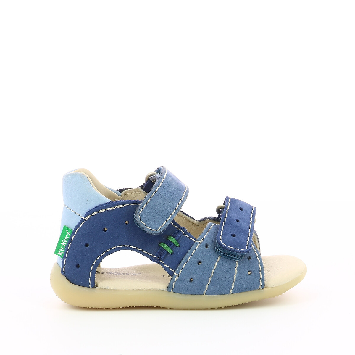 Image of Kids Boping Leather Sandals with Touch 'n' Close Fastening