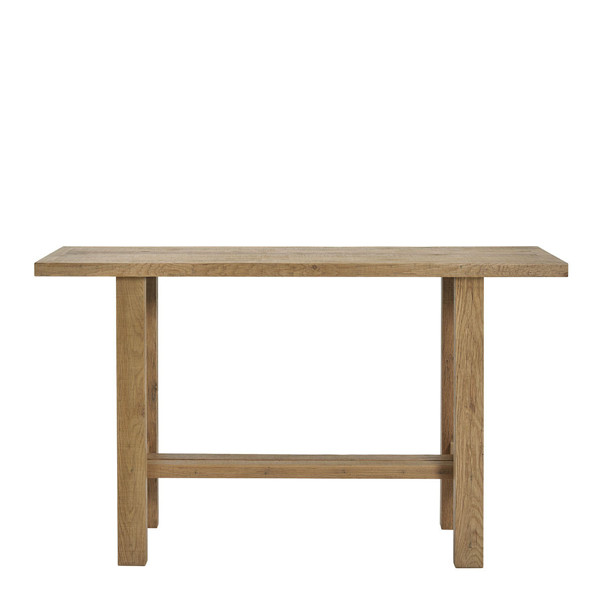 Console chêne recyclé 130x40x86, BLANC D’IVOIRE