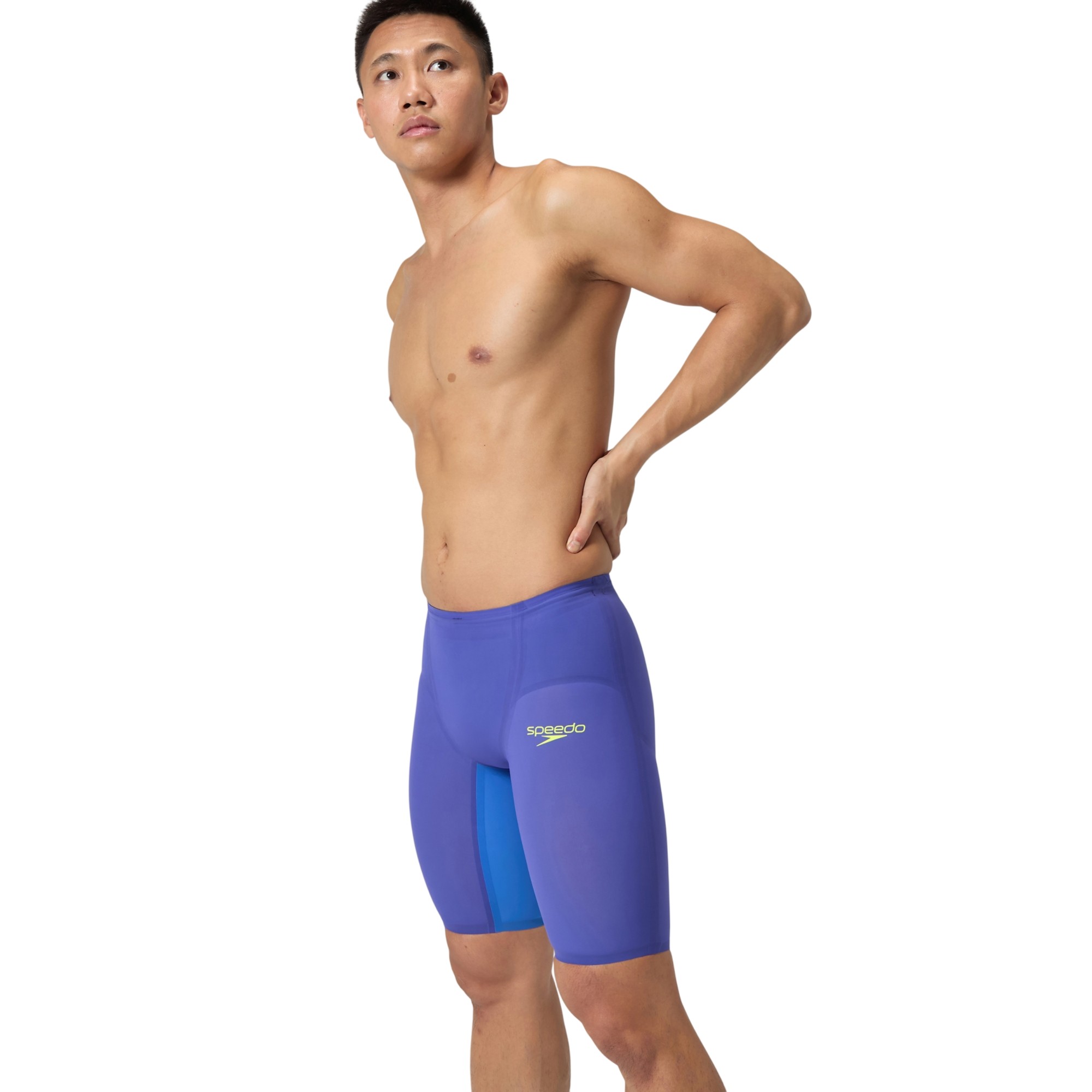 Jammer de natation à taille haute motif/style bicolore FASTSKIN LZR PURE VALOR, SPEEDO