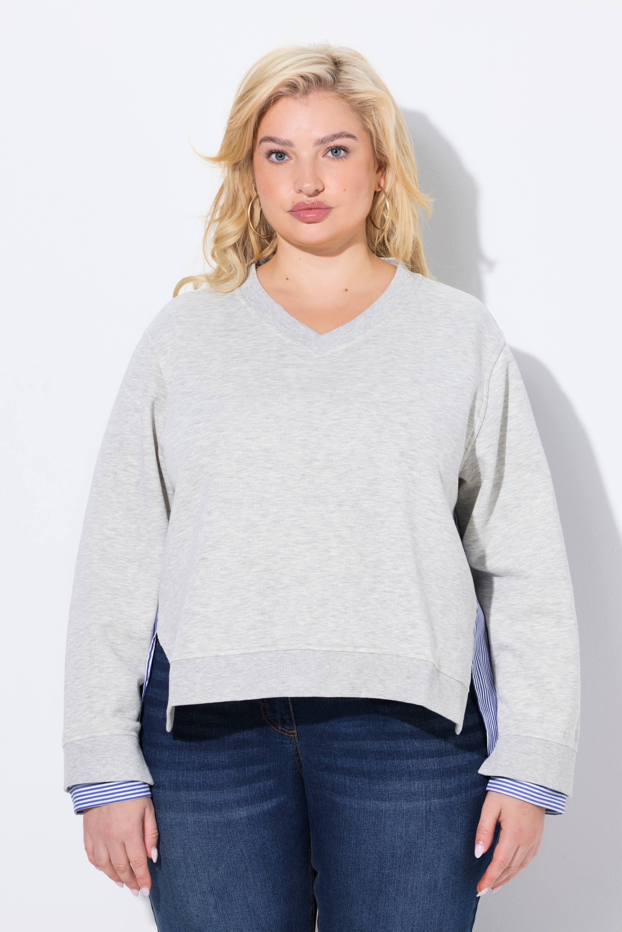 Sweat-shirt 2-en-1 tendance, ULLA POPKEN