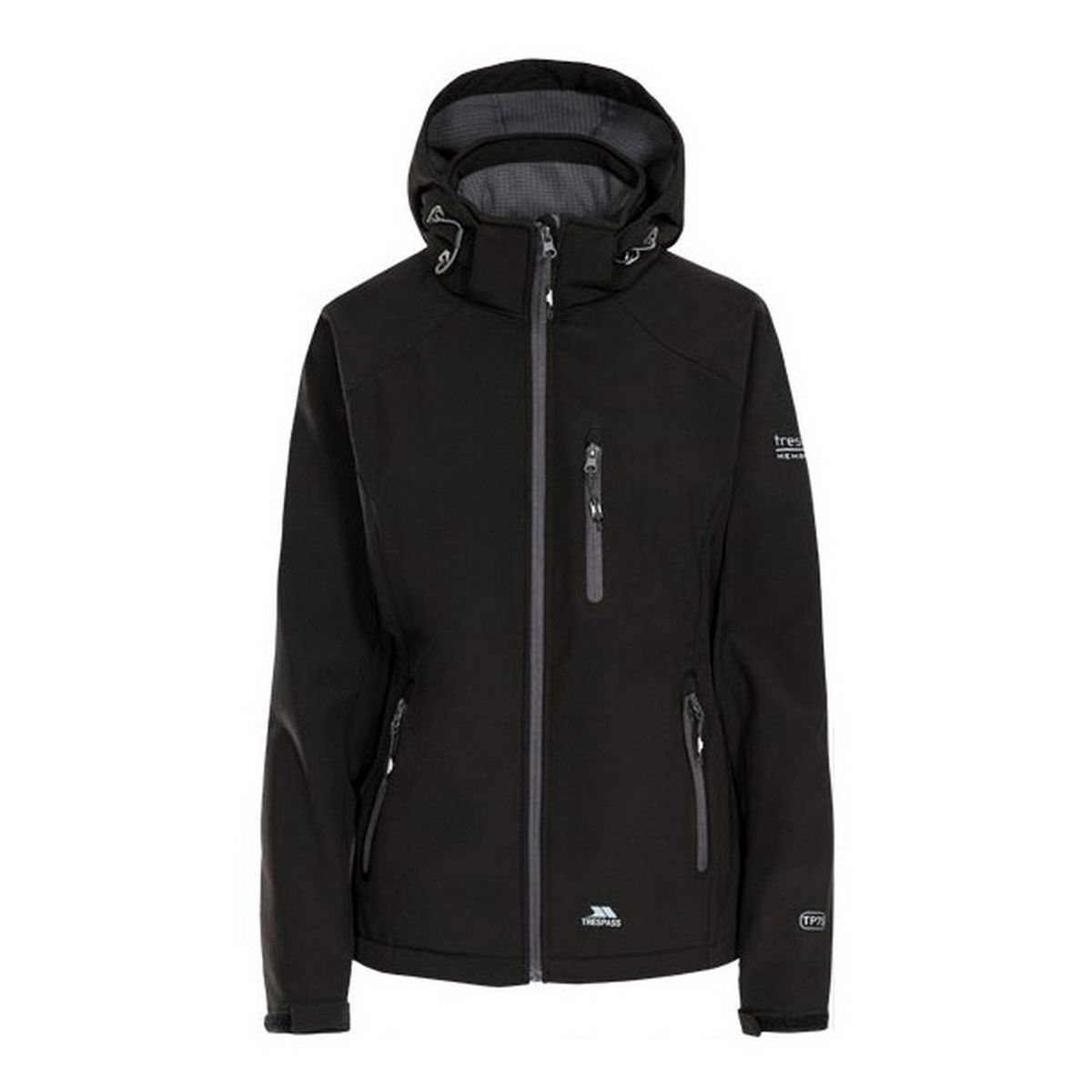 Trespass Bela II Veste Femme - Imperméable 8000mm - Respirante - Coupe-Vent - Capuche Détachable