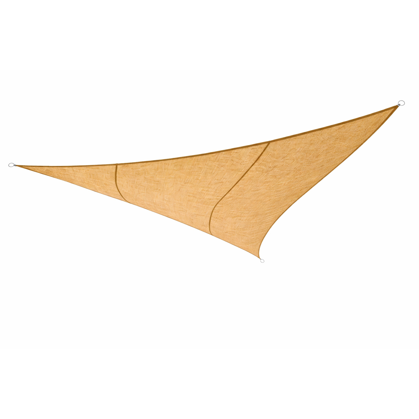 Voile d’ombrage triangulaire en jute, HOME MAISON